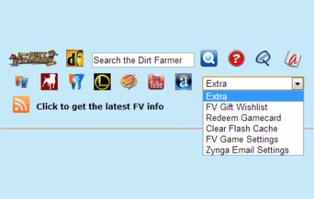 Dirt Farmer's Farmville Toolbar插件截图