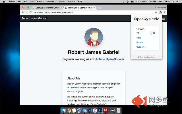 OpenDyslexic Font for Chrome