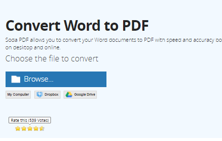 Word to PDF Converter插件截图