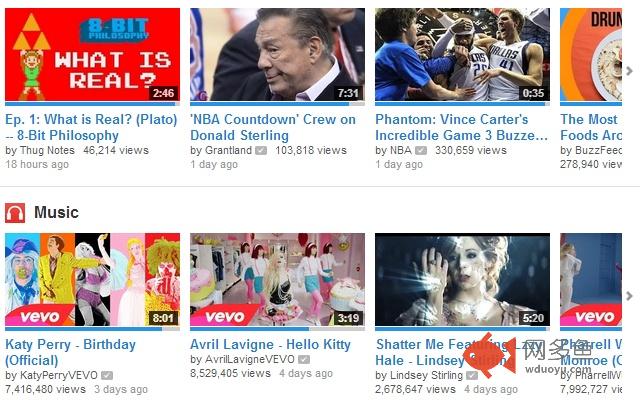 Ratings Preview for YouTube™