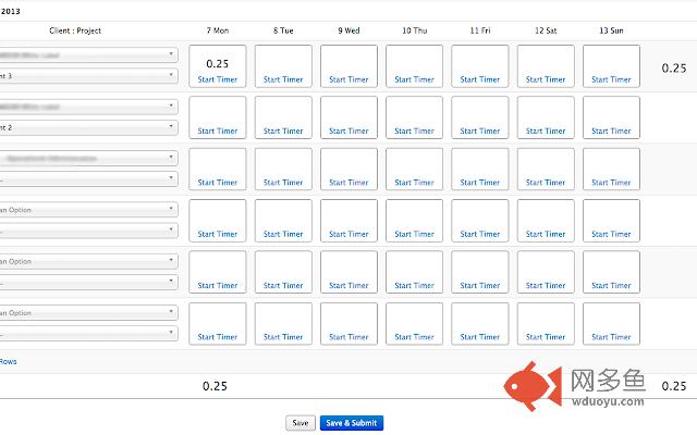 Enhanced OpenAir Timesheets