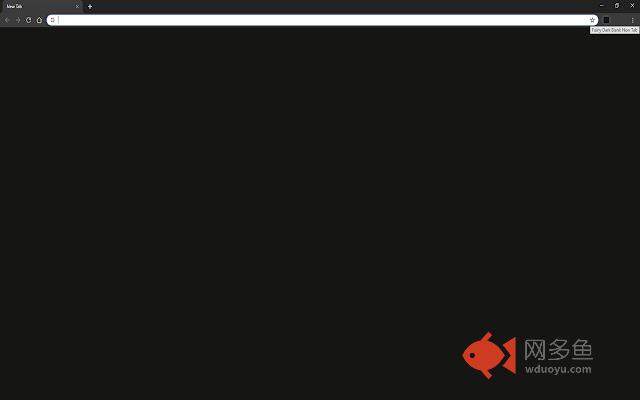 Fairly Dark Blank New Tab