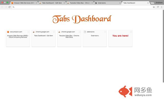 Tabs Dashboard