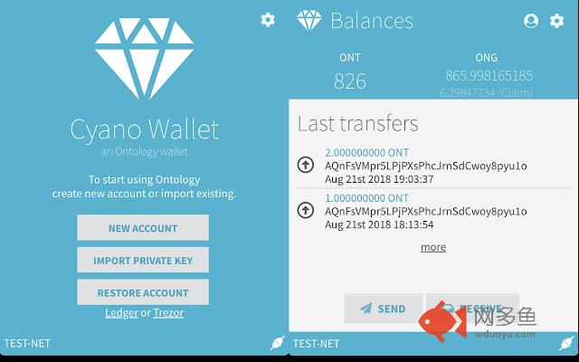 Cyano wallet