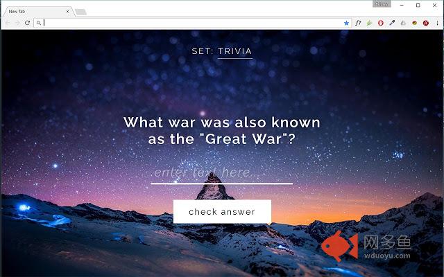 Trivia Tab