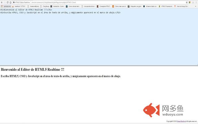 HTML5 Editor Realtime
