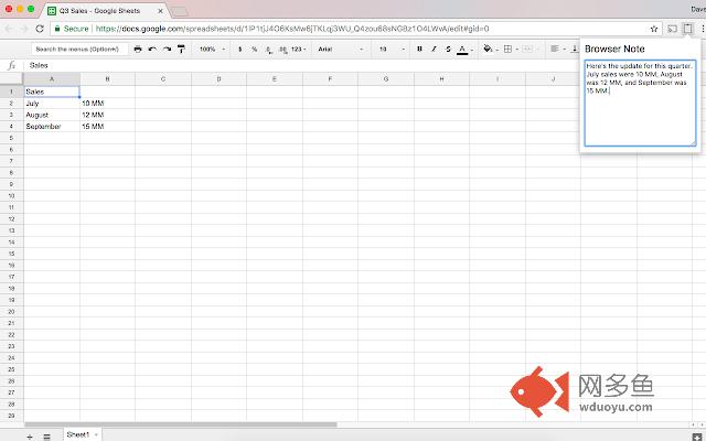Browser Note