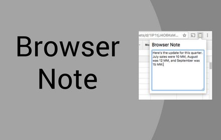 Browser Note插件截图