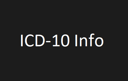 ICD-10 Info插件截图
