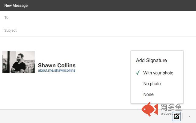 Email Signature by about.me