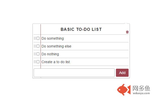 Basic To-Do List