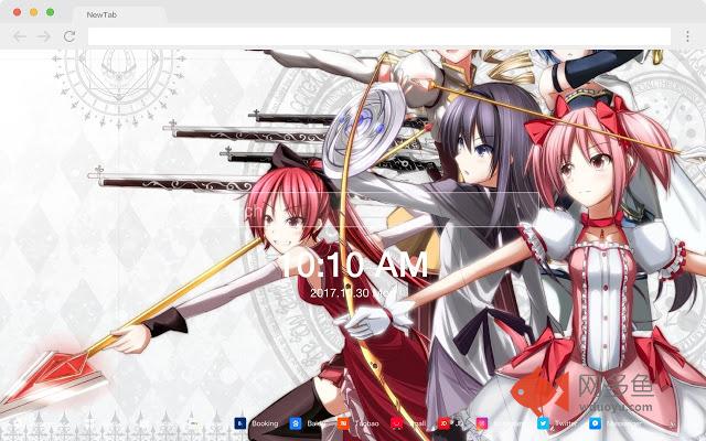 《魔法少女小圆》新标签页 高清壁纸 热门壁纸 主题