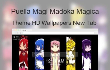 《魔法少女小圆》新标签页 高清壁纸 热门壁纸 主题插件截图