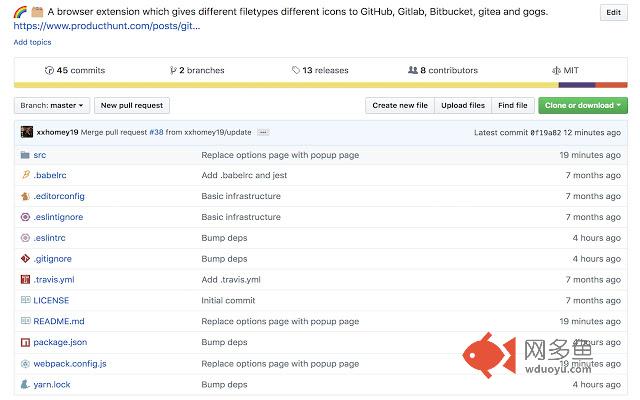 File Icon for GitHub, GitLab and Bitbucket