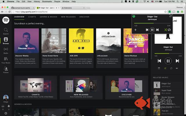 Quickify: Spotify Web Player Shortcuts