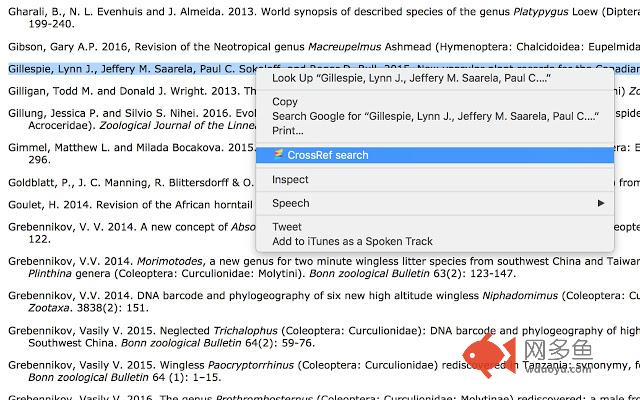 Crossref Search