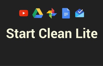 Start Clean New Tab Page Lite插件截图