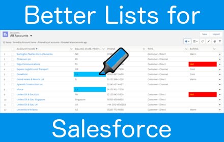 Better Lists for Salesforce插件截图