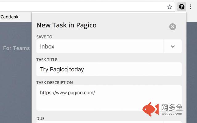 Pagico Browser Extension