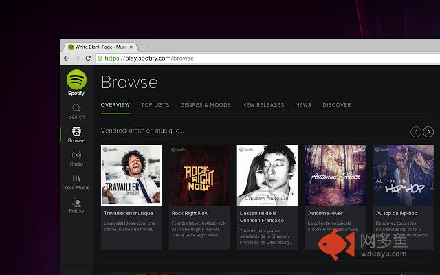 Spotify Web Player Hotkeys插件截图