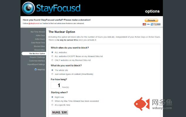 StayFocusd