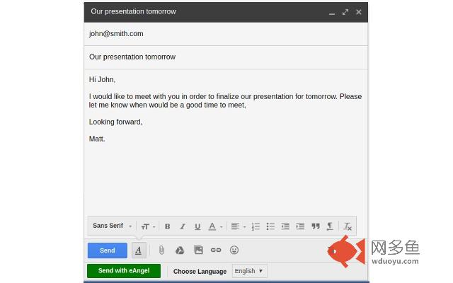 eAngel Proofreading for Emails