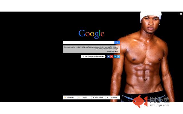 Usher New Tab插件截图