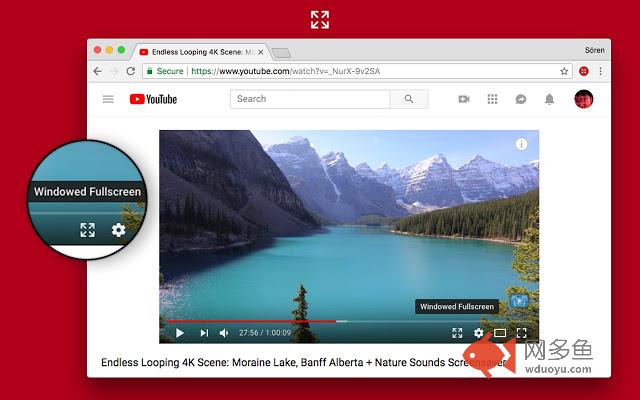 YouTube Inline Fullscreen