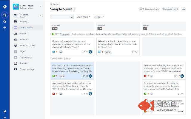 Estimations sum for Jira boards