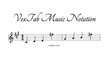 VexTab Music Notation插件截图