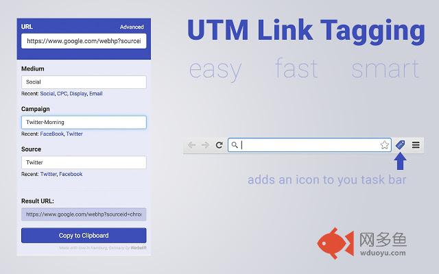 UTM Tracking Url Builder for Google Analytics