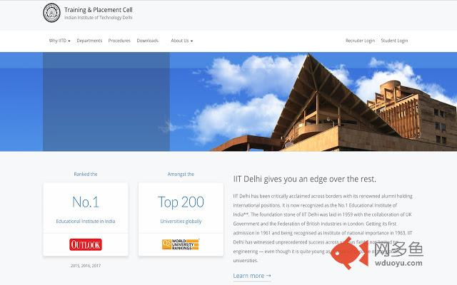 TnP IIT Delhi Resume Builder