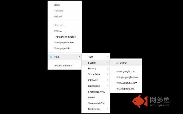 Tabs Menu