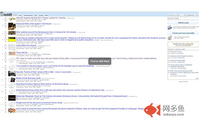You're still here.插件截图