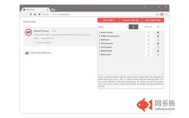WebAPI Blocker