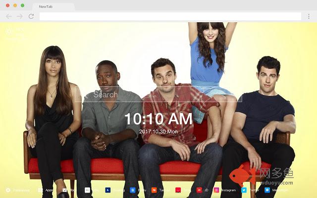 Winston Bishop 流行壁纸 高清明星 新标签页 主题插件截图