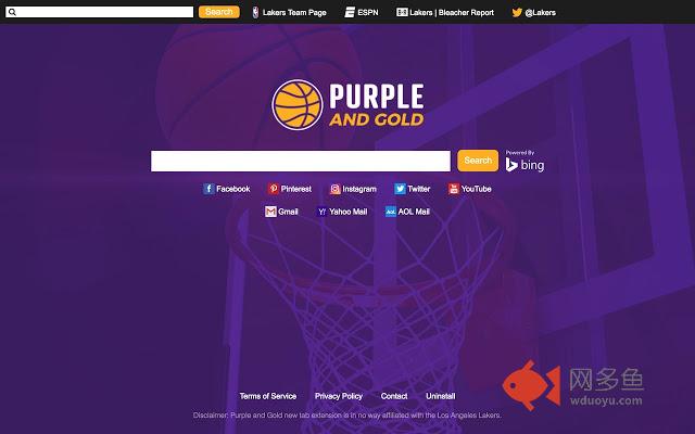 Purple and Gold