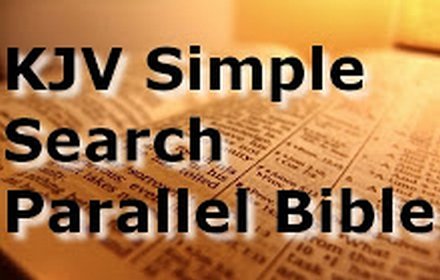 KJV Simple Search Parallel Bible Sidebar插件截图