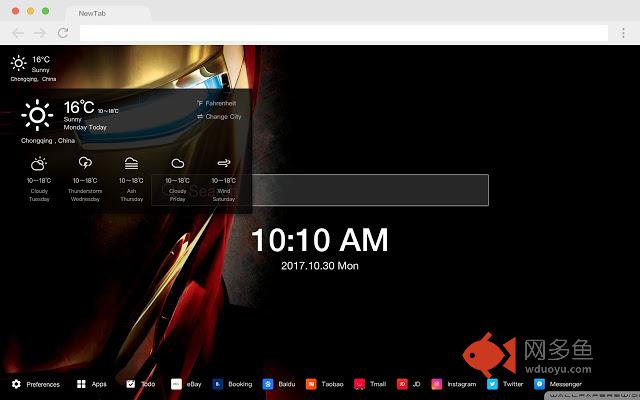 Iron Man 流行漫威 高清壁纸 新标签页 主题