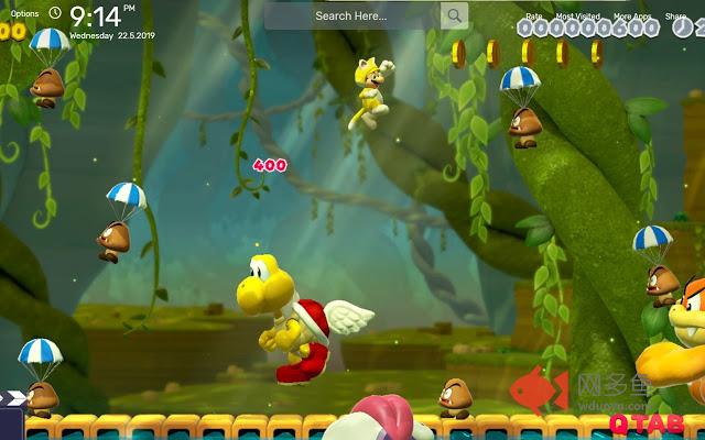 Super Mario Maker 2 Wallpapers HD Theme插件截图