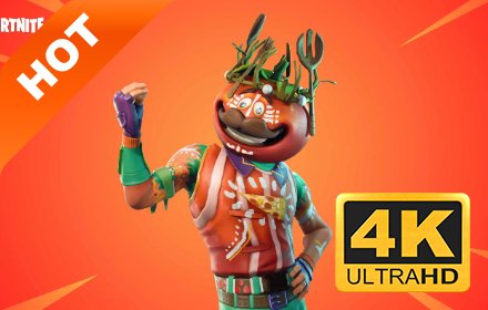Tomato Head Fortnite 流行游戏 高清壁纸 新标签页 主题插件截图