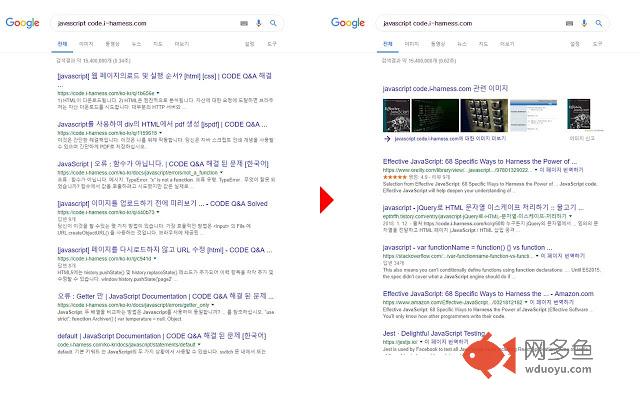 Google Search domain filter插件截图