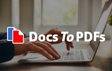 Docs To PDF插件截图