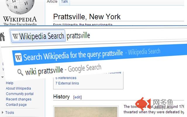 Wikipedia Search插件截图