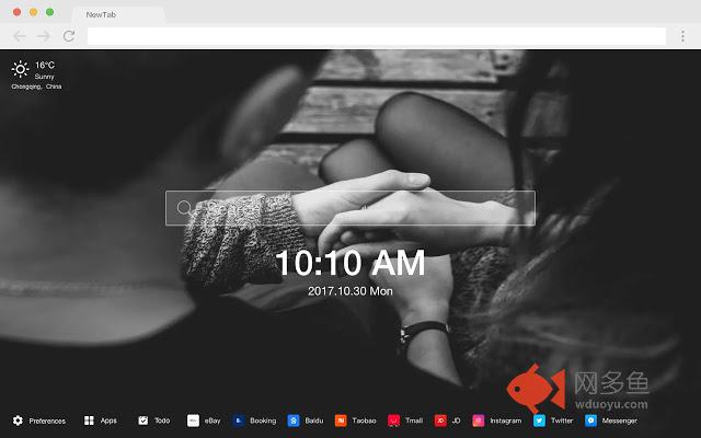 黑暗 新标签页 高清壁纸 流行风格 主题