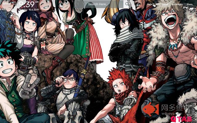 My Hero Academia 3 Wallpapers HD Theme插件截图