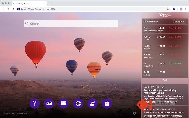 Yahoo Finance New Tab