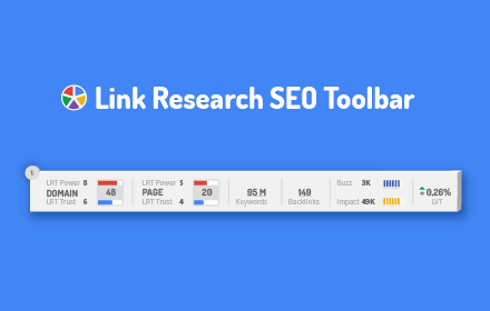 Link Research SEO Toolbar插件截图