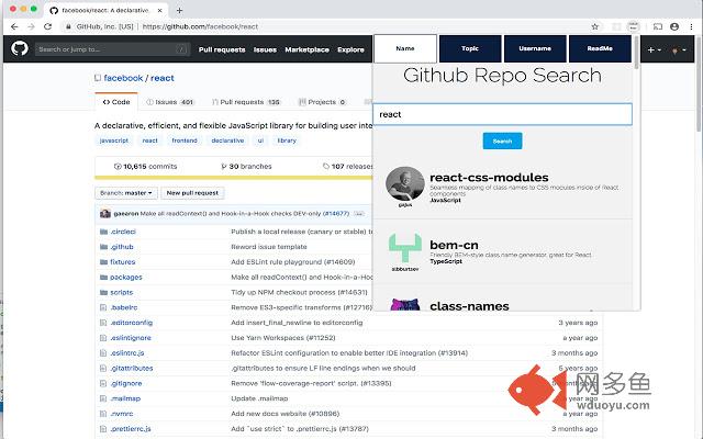 Github Repositories Search