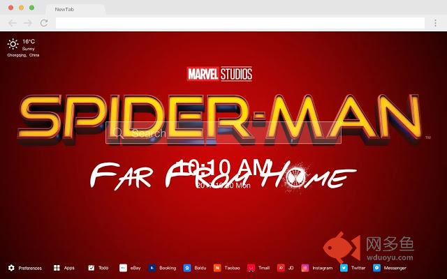 蜘蛛侠 高清壁纸 流行漫威 新标签页 主题